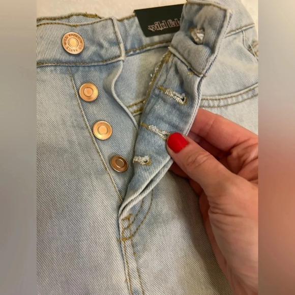 Wild Fable High Rise Jean Shorts NWT - Picture 8 of 8